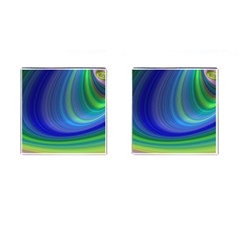 Space Design Abstract Sky Storm Cufflinks (square)