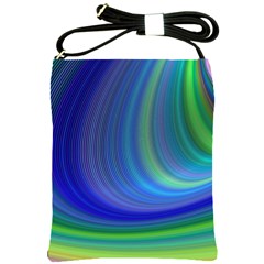 Space Design Abstract Sky Storm Shoulder Sling Bags by Sapixe