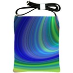 Space Design Abstract Sky Storm Shoulder Sling Bags Front