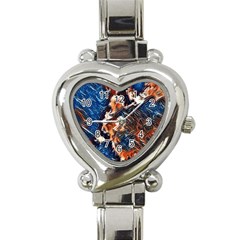 Wow Art Brave Vintage Style Heart Italian Charm Watch