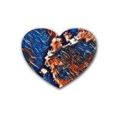 Wow Art Brave Vintage Style Heart Coaster (4 pack) 