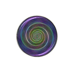 Spiral Fractal Digital Modern Hat Clip Ball Marker (10 Pack) by Sapixe