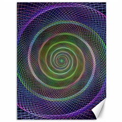 Spiral Fractal Digital Modern Canvas 36  X 48   by Sapixe