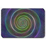 Spiral Fractal Digital Modern Large Doormat  30 x20  Door Mat