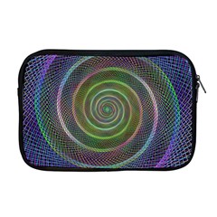 Spiral Fractal Digital Modern Apple Macbook Pro 17  Zipper Case by Sapixe