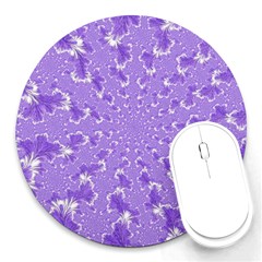 Wallpaper Mandelbrot Desktop Art Round Mousepads by Sapixe