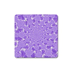 Wallpaper Mandelbrot Desktop Art Square Magnet by Sapixe