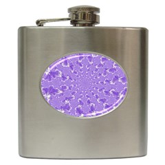 Wallpaper Mandelbrot Desktop Art Hip Flask (6 Oz) by Sapixe