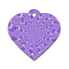 Wallpaper Mandelbrot Desktop Art Dog Tag Heart (two Sides) by Sapixe