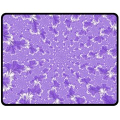 Wallpaper Mandelbrot Desktop Art Double Sided Fleece Blanket (medium)  by Sapixe