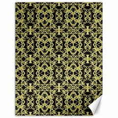 Golden Ornate Intricate Pattern Canvas 18  X 24   by dflcprints