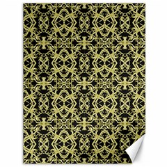 Golden Ornate Intricate Pattern Canvas 36  X 48   by dflcprints