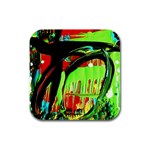 Quiet Place Rubber Square Coaster (4 pack)  Front