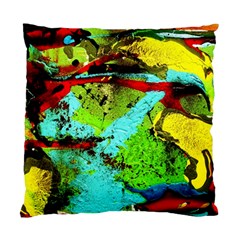 Yellow Dolphins   Blue Lagoon 6 Standard Cushion Case (one Side) by bestdesignintheworld