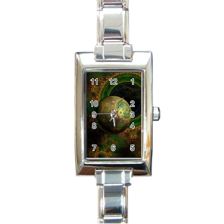 TikTok s Four-Dimensional Steampunk Time Contraption Rectangle Italian Charm Watch