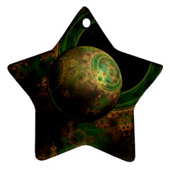 Tiktok s Four-dimensional Steampunk Time Contraption Ornament (star) by jayaprime