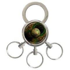 Tiktok s Four-dimensional Steampunk Time Contraption 3-ring Key Chains by jayaprime