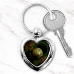 TikTok s Four-Dimensional Steampunk Time Contraption Key Chains (Heart)  Front