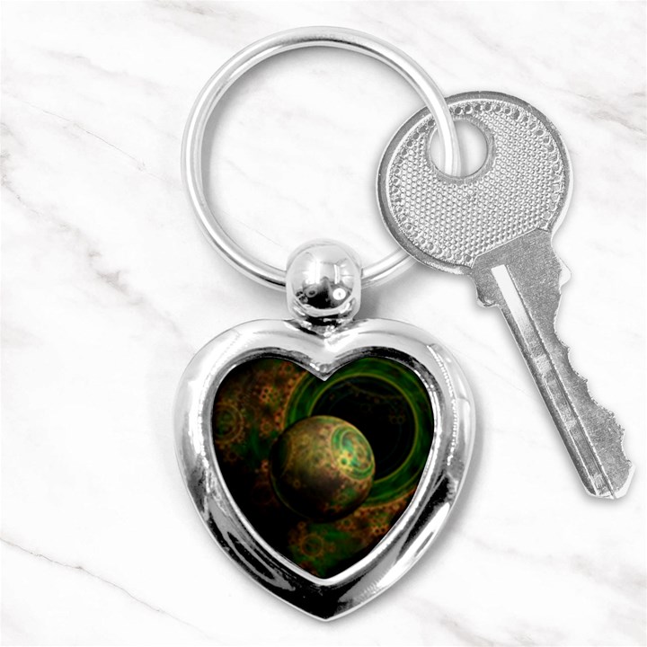 TikTok s Four-Dimensional Steampunk Time Contraption Key Chains (Heart) 