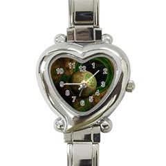 Tiktok s Four-dimensional Steampunk Time Contraption Heart Italian Charm Watch by jayaprime