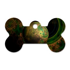 Tiktok s Four-dimensional Steampunk Time Contraption Dog Tag Bone (two Sides) by jayaprime