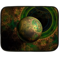 Tiktok s Four-dimensional Steampunk Time Contraption Double Sided Fleece Blanket (mini)  by jayaprime