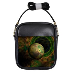 Tiktok s Four-dimensional Steampunk Time Contraption Girls Sling Bags by jayaprime