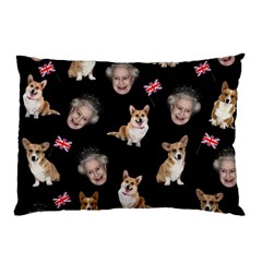 Queen Elizabeth s Corgis Pattern Pillow Case by Valentinaart