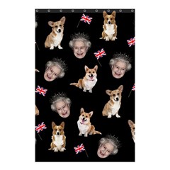 Queen Elizabeth s Corgis Pattern Shower Curtain 48  X 72  (small)  by Valentinaart