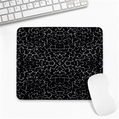 Cracked Dark Texture Pattern Large Mousepads by dflcprints