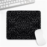 Cracked Dark Texture Pattern Large Mousepads Front