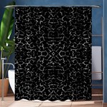 Cracked Dark Texture Pattern Shower Curtain 60  x 72  (Medium)  60 x72  Curtain