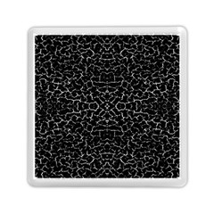 Cracked Dark Texture Pattern Memory Card Reader (square)  by dflcprints