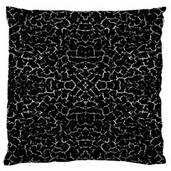 Cracked Dark Texture Pattern Large Cushion Case (two Sides) by dflcprints