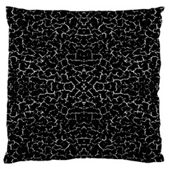 Cracked Dark Texture Pattern Standard Flano Cushion Case (two Sides) by dflcprints