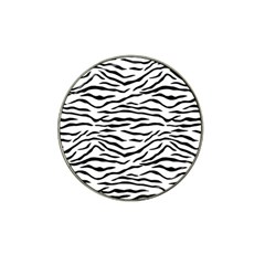 Black And White Tiger Stripes Hat Clip Ball Marker (10 Pack) by PodArtist