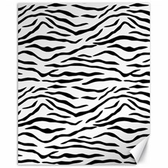 Black And White Tiger Stripes Canvas 16  X 20   by PodArtist