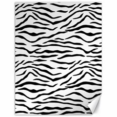 Black And White Tiger Stripes Canvas 18  X 24  