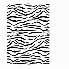 Black And White Tiger Stripes Large Garden Flag (two Sides) by PodArtist