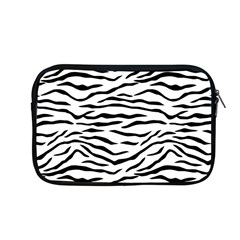 Black And White Tiger Stripes Apple Macbook Pro 13  Zipper Case by PodArtist