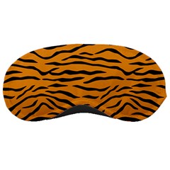 Orange And Black Tiger Stripes Sleeping Masks by PodArtist