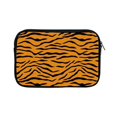 Orange And Black Tiger Stripes Apple Ipad Mini Zipper Cases by PodArtist