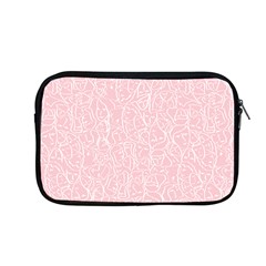 Elios Shirt Faces In White Outlines On Pale Pink Cmbyn Apple Macbook Pro 13  Zipper Case by PodArtist