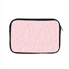 Elios Shirt Faces In White Outlines On Pale Pink Cmbyn Apple Macbook Pro 15  Zipper Case by PodArtist