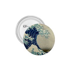 The Classic Japanese Great Wave Off Kanagawa By Hokusai 1 75  Buttons by PodArtist