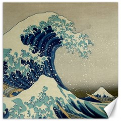 The Classic Japanese Great Wave Off Kanagawa By Hokusai Canvas 12  X 12   by PodArtist