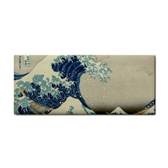 The Classic Japanese Great Wave Off Kanagawa By Hokusai Hand Towel by PodArtist