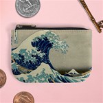 The Classic Japanese Great Wave off Kanagawa by Hokusai Mini Coin Purses Front