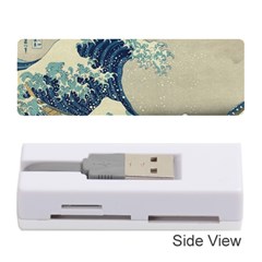 The Classic Japanese Great Wave Off Kanagawa By Hokusai Memory Card Reader (stick)  by PodArtist