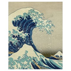 The Classic Japanese Great Wave Off Kanagawa By Hokusai Drawstring Bag (small) by PodArtist